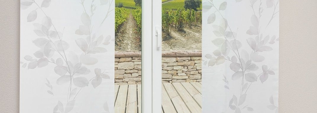 Flächenvorhänge in Fertiggroessen