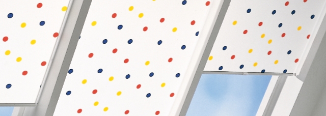 Individuell angefertigtes Dachfensterrollo