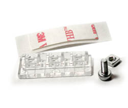 Stick und Fix Plissee Aufhängung