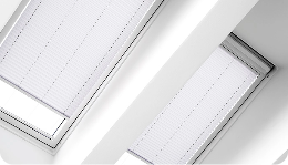 Plissee für Dachflächen