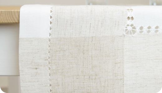 Tischdecke aus Leinen