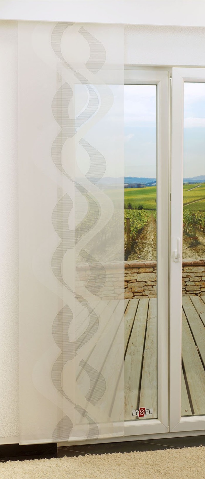 Flächenvorhang 245cm x 60cm