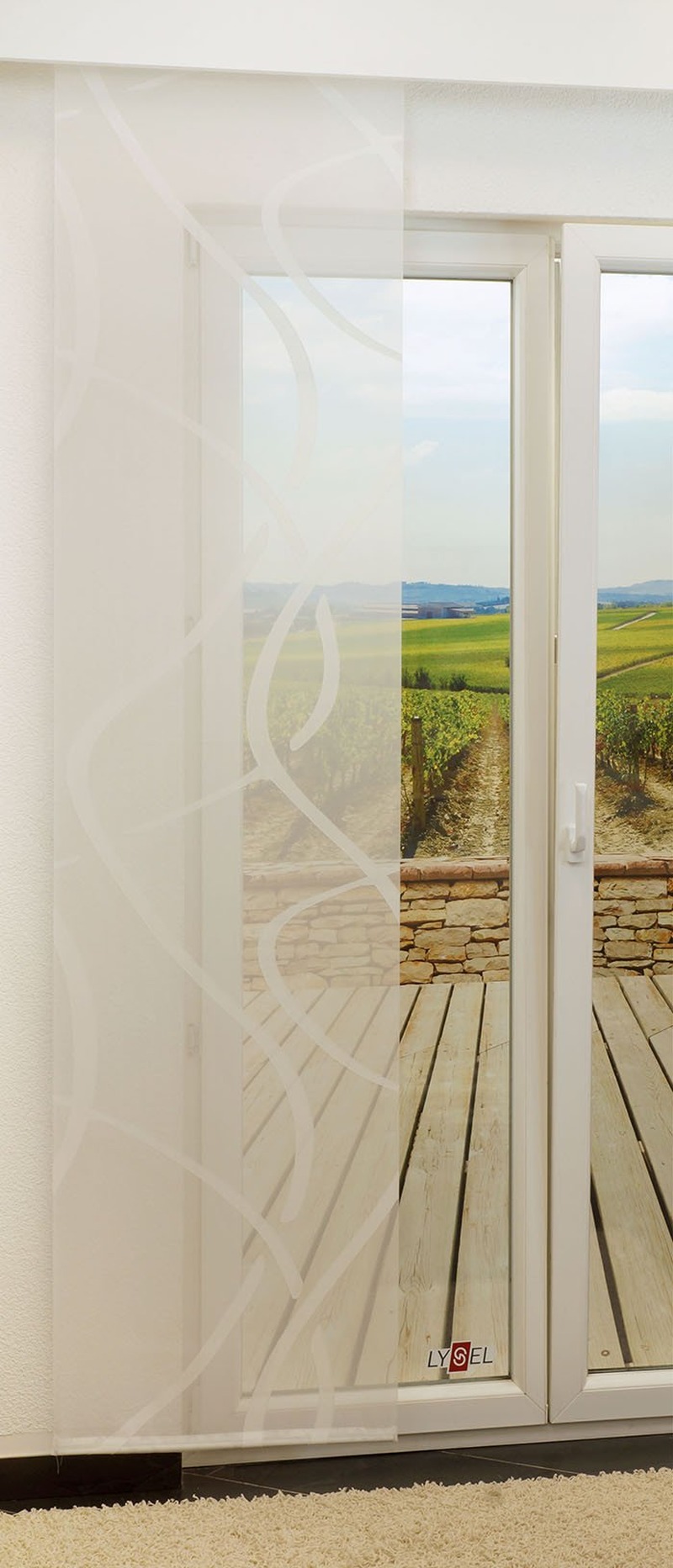 Flächenvorhang 245cm x 60cm