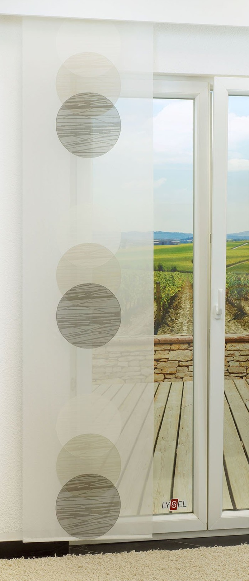 Flächenvorhang 245cm x 60cm