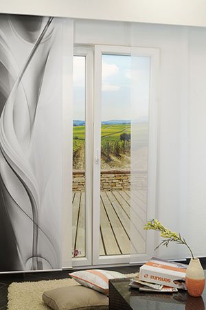 Ambiente Smoke 1 Schiebegardinen