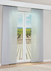 Vorschau Lysel -  Schiebegardine Bibiani #1W in Weiß Steingrau
