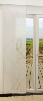 Vorschau Lysel - Schiebegardine Lancee #1W reinweiß