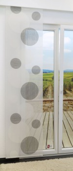 Vorschau Flächenvorhang Kugeln #1W stein