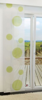 Vorschau Flächenvorhang Kugeln #1W grün