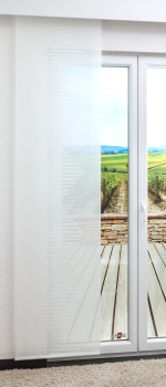 Vorschau Lysel - Schiebegardine Zickzack #1W reinweiß