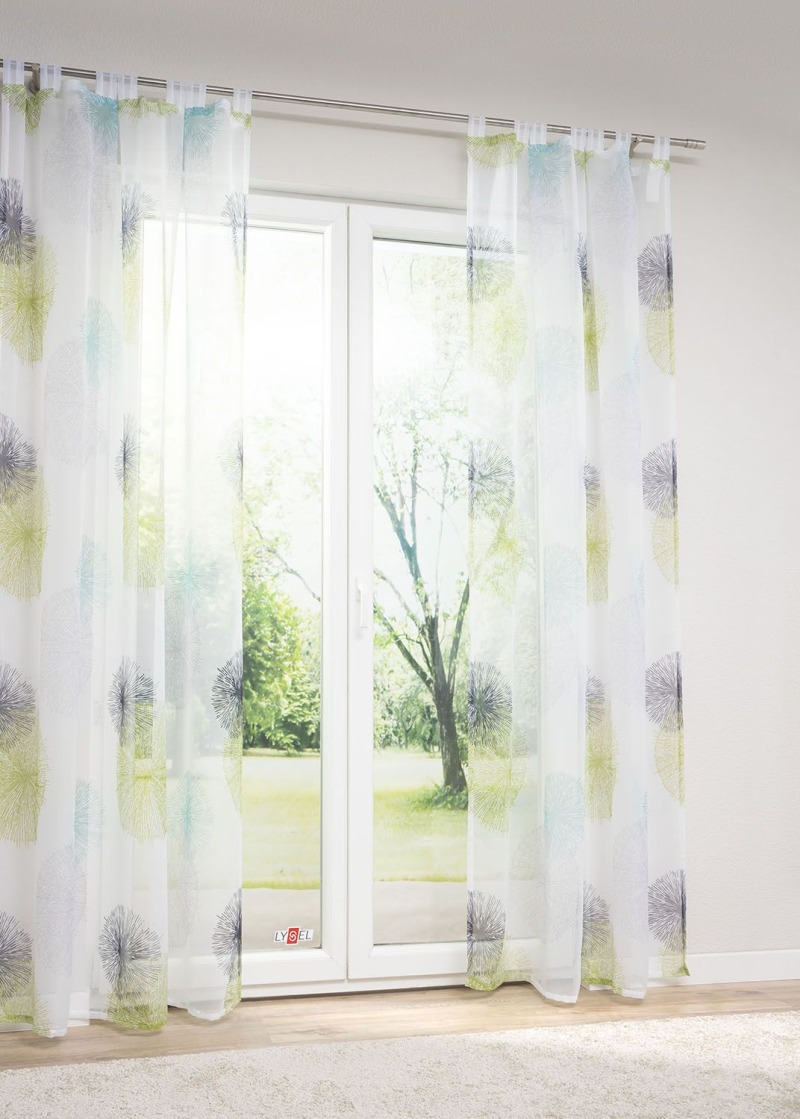 Lysel - Schlaufenschal Chip Grün-Blau