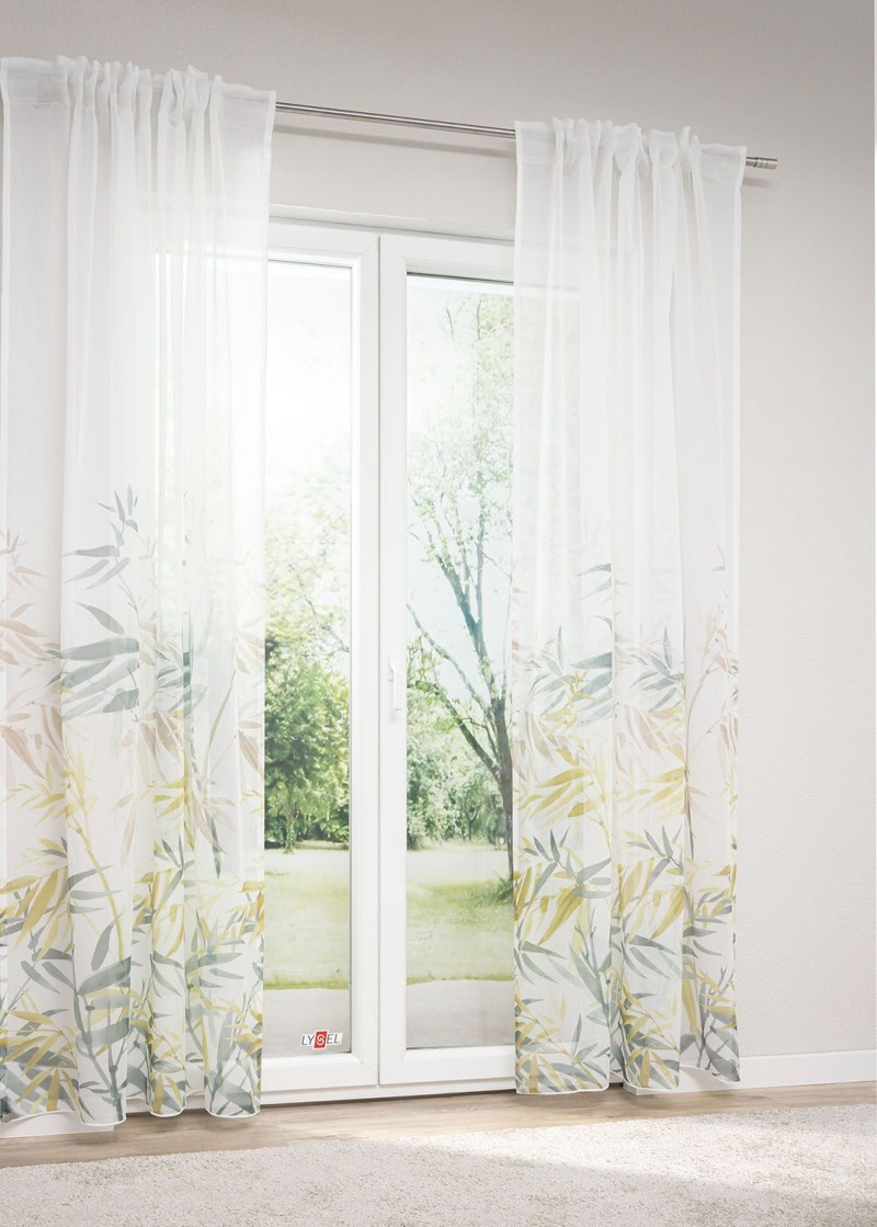 Lysel - Zugbandschal Miria Grün