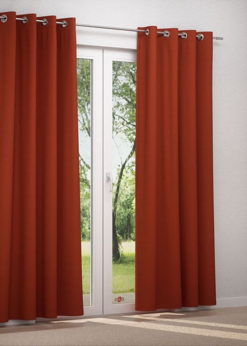 Ösenschal in orange