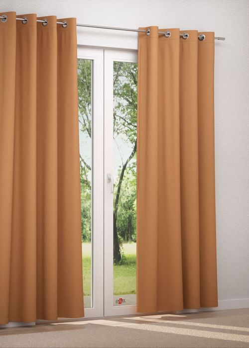 Ösenschal in orange