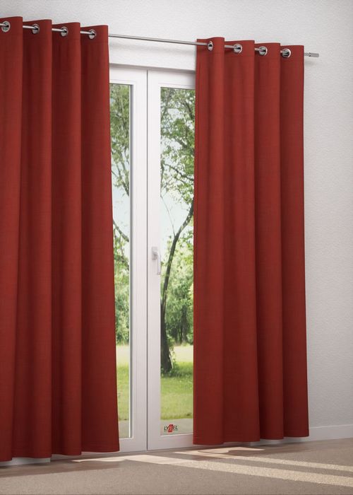 Ösenschal in orange