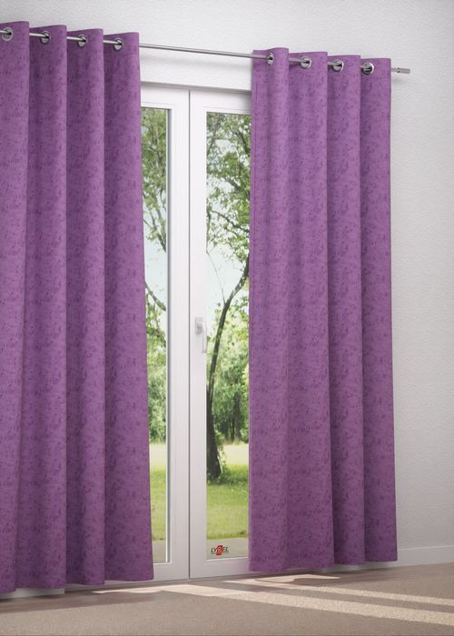 Ösenschal in violett