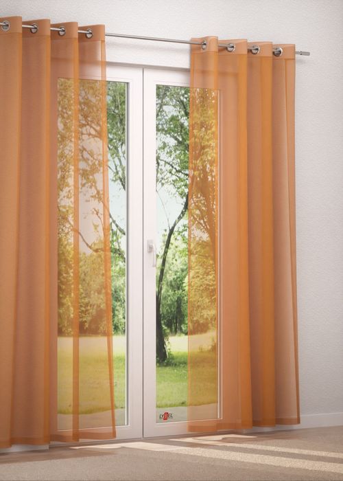 Ösenschal in Orange