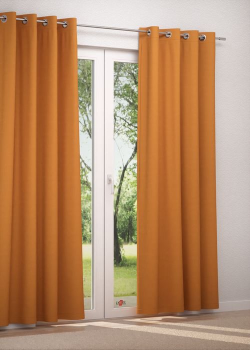 Ösenschal in Orange