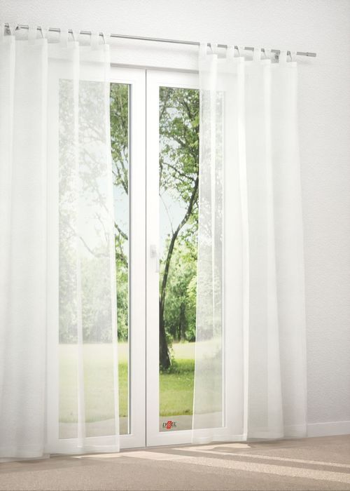 Schlaufenschal in weiß