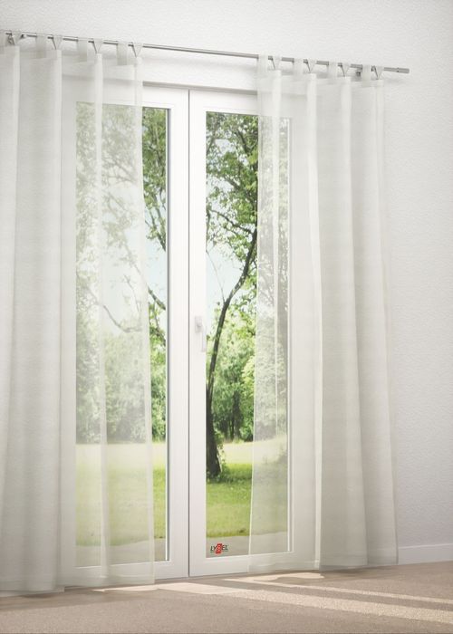 Schlaufenschal in weiß