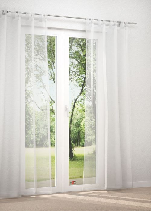 Schlaufenschal in weiß