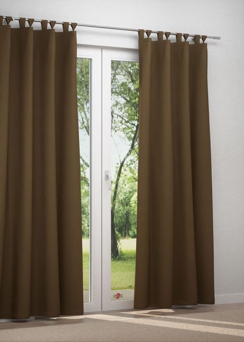 Schlaufenschal in Braun