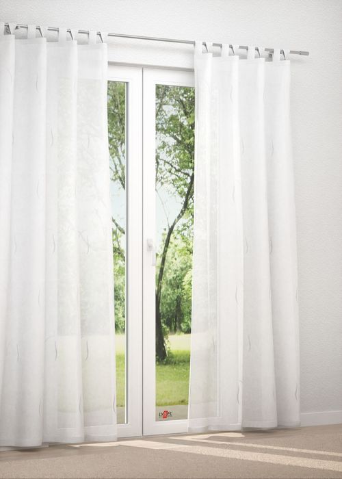 Schlaufenschal in Weiß