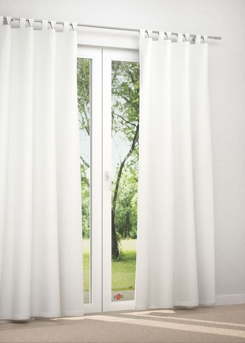 Schlaufenschal in weiß