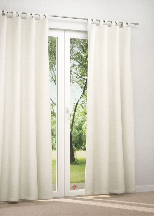 Schlaufenschal in weiß