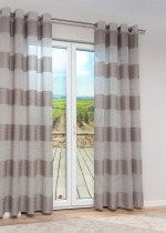 Vorschau Lysel - Ösenschal Coluna #1W in graublau graubraun