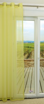 Vorschau Lysel - Ösenschal Glimpse #1W in Perlweiß gelbgrün