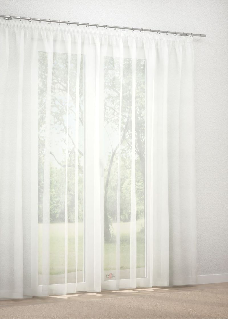 Gardinenstore in weiß