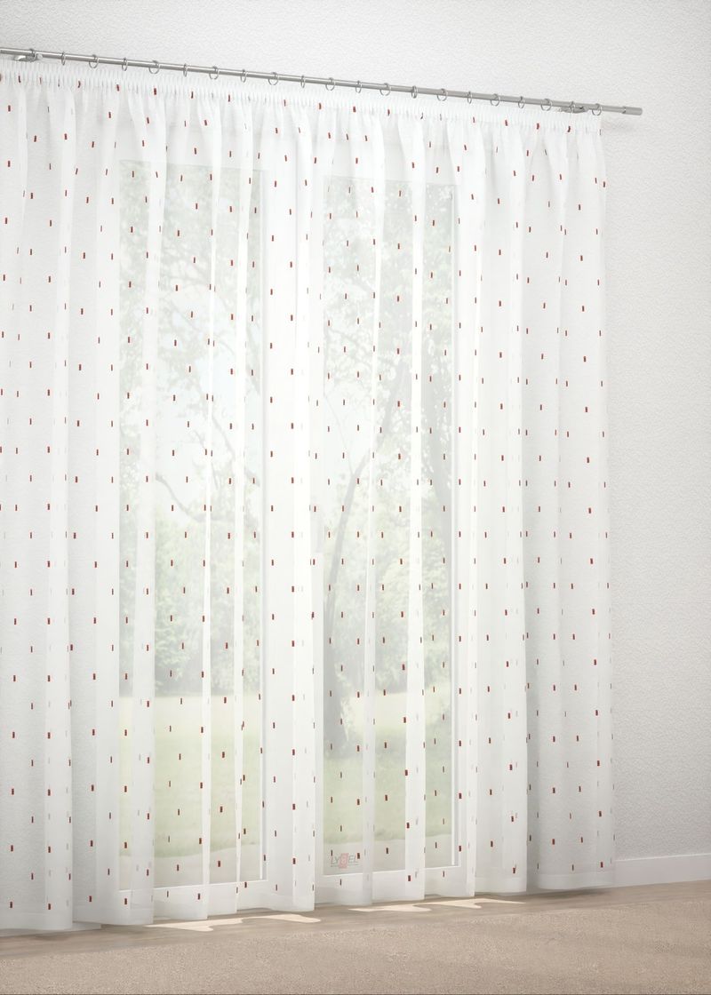 Gardinenstore in braun