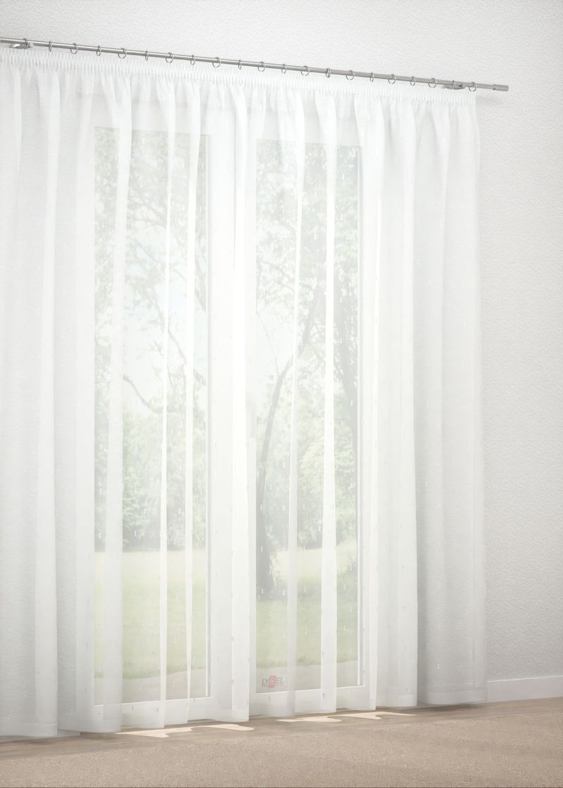 Gardinenstore in weiß