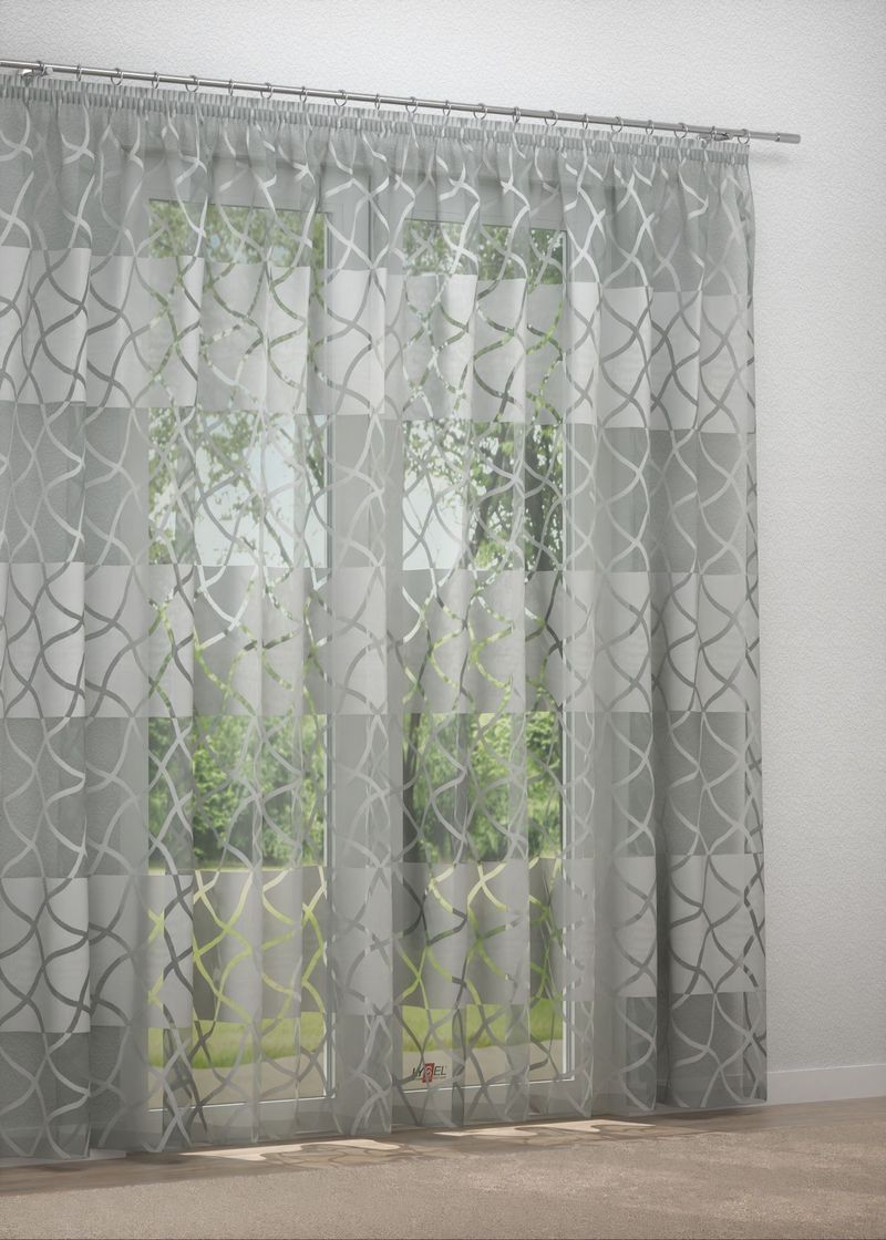 Gardinenstore in Grau