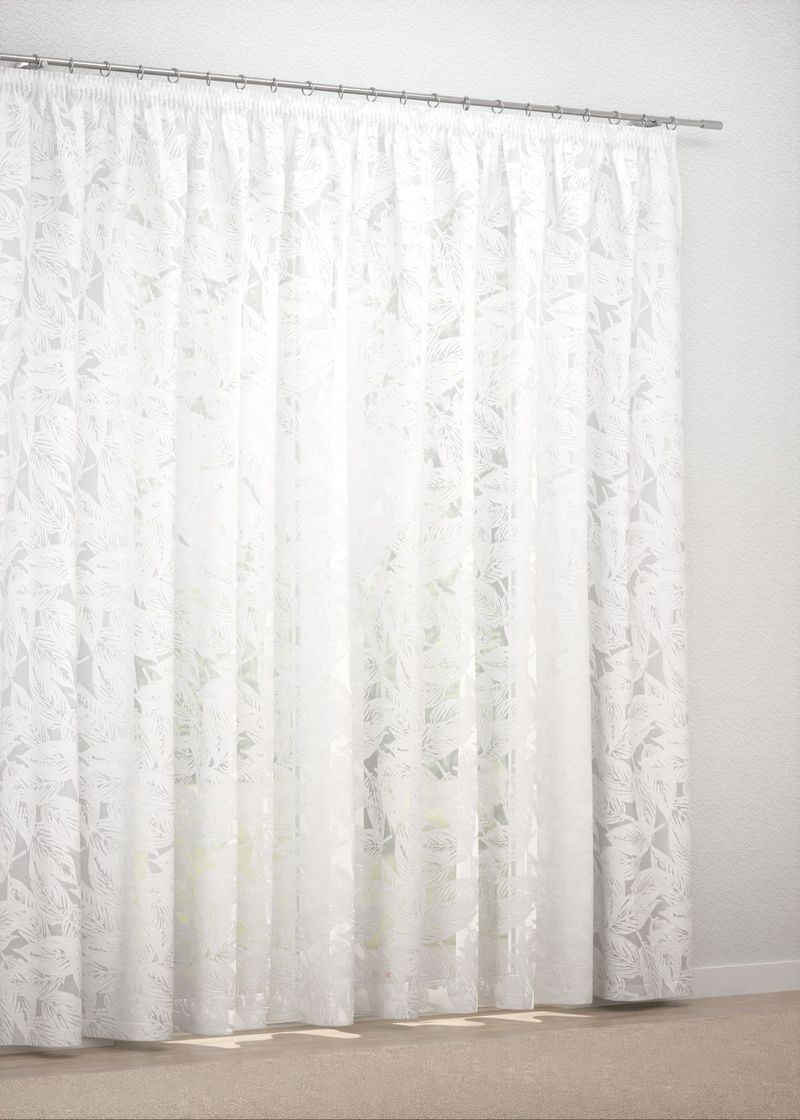 Gardinenstore in Weiß