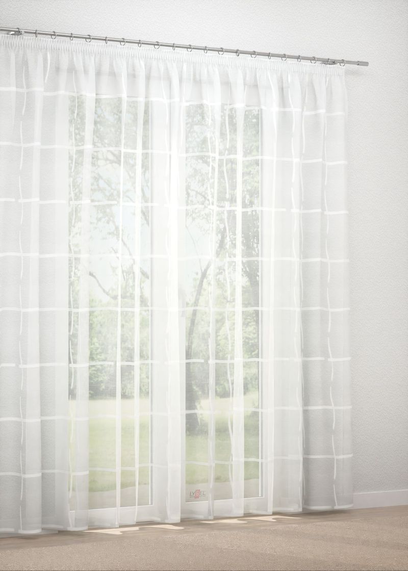 Gardinenstore in Weiß