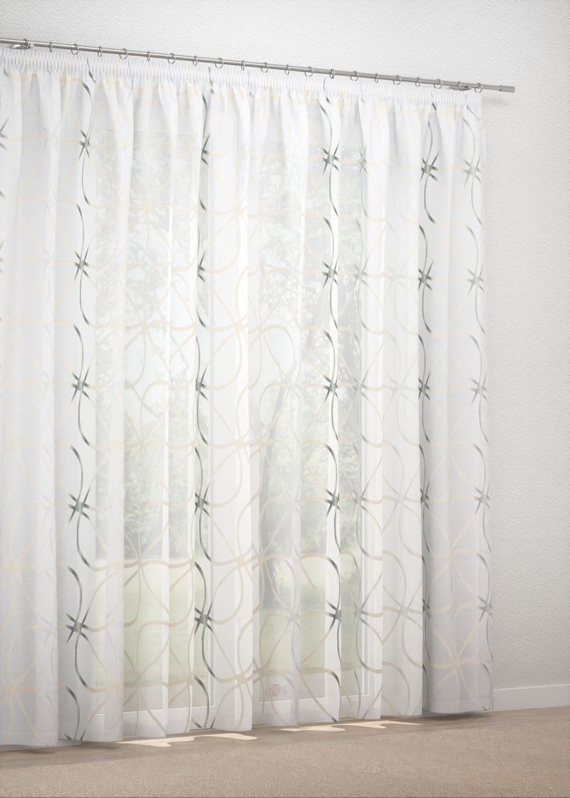 Gardinenstore in Beige