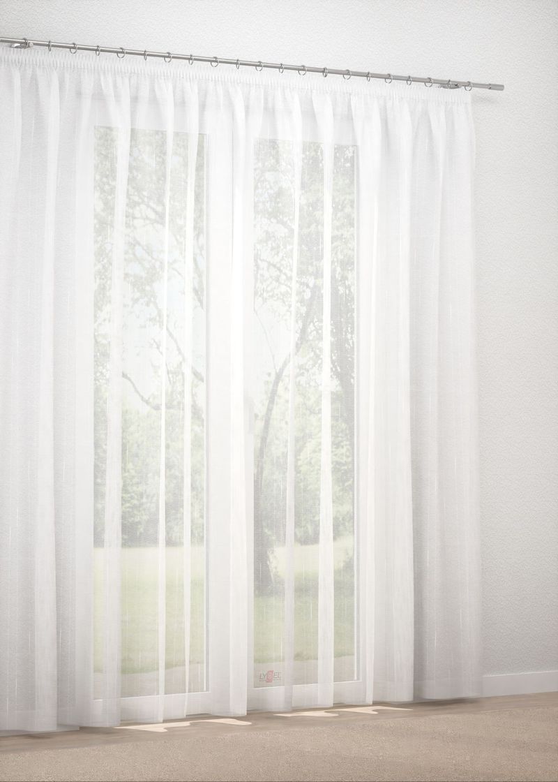 Gardinenstore in weiß