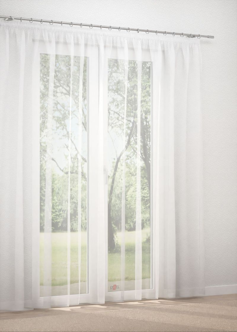 Gardinenstore in weiß