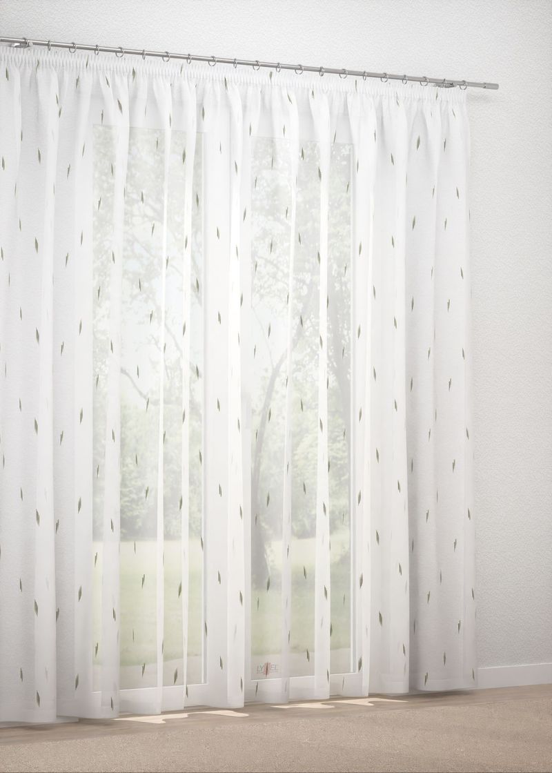 Gardinenstore in grün