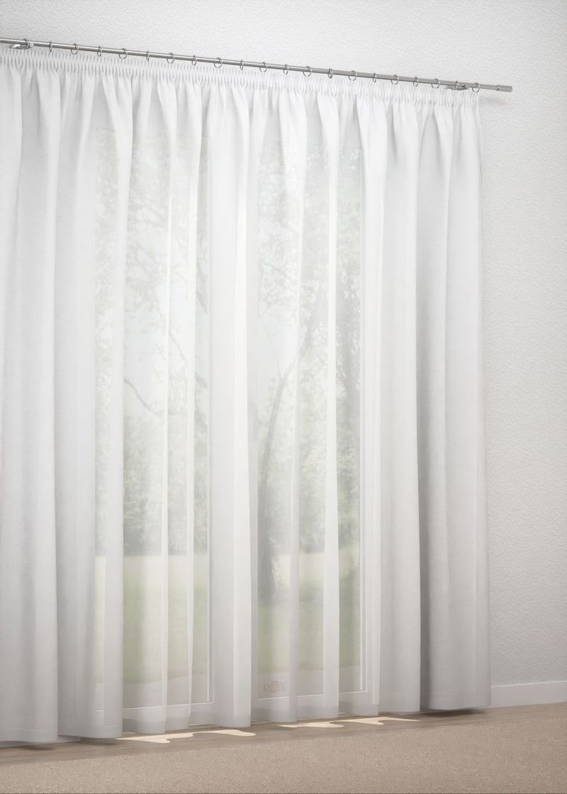 Gardinenstore in Weiß