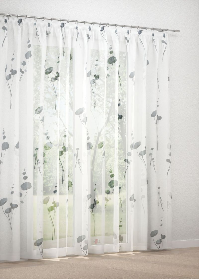 Gardinenstore in Grau