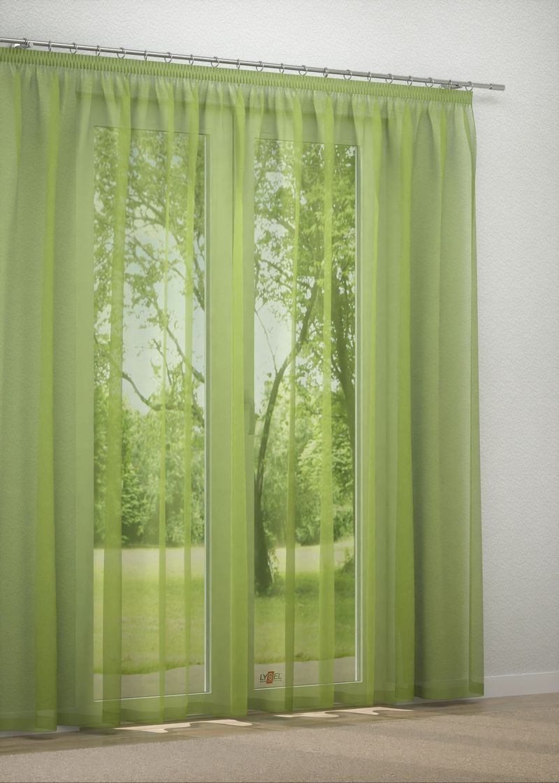 Gardinenstore in Grün