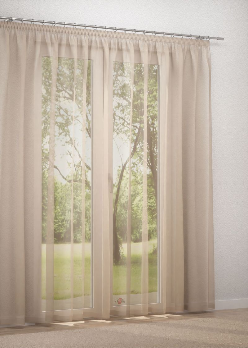 Gardinenstore in Beige