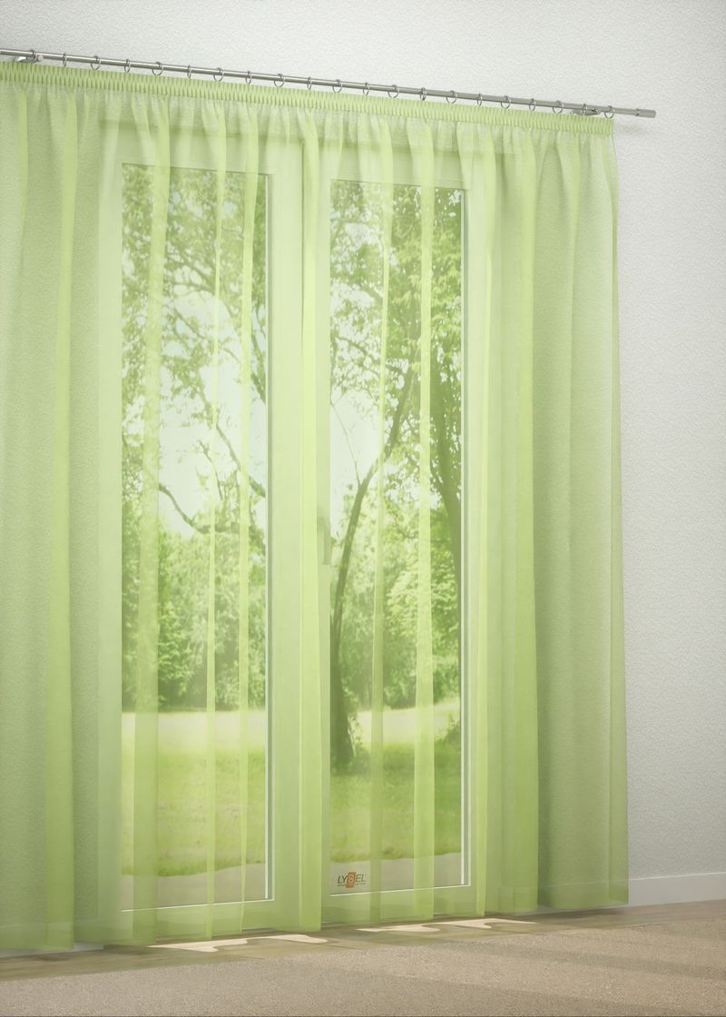 Gardinenstore in Grün