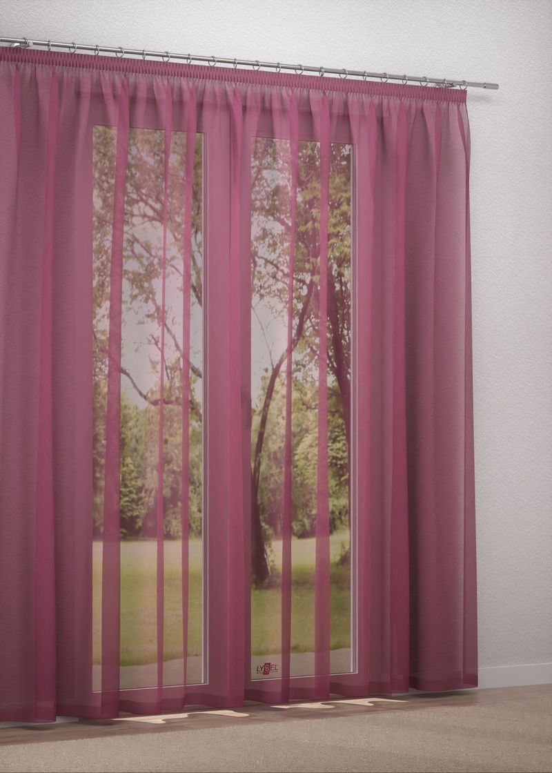 Gardinenstore in Rosa