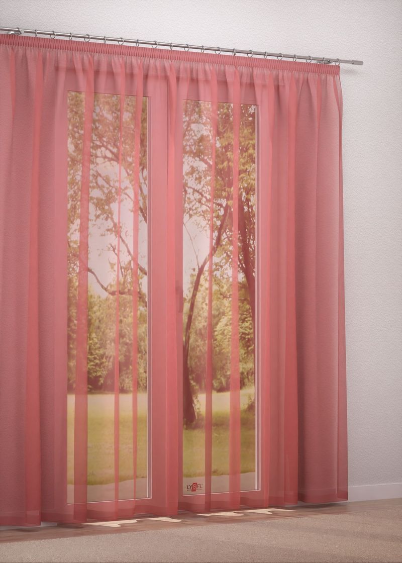 Gardinenstore in Rot