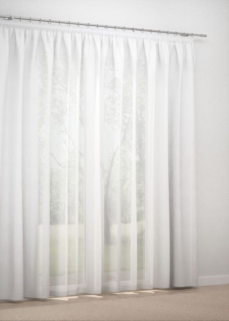 Gardinenstore in Weiß