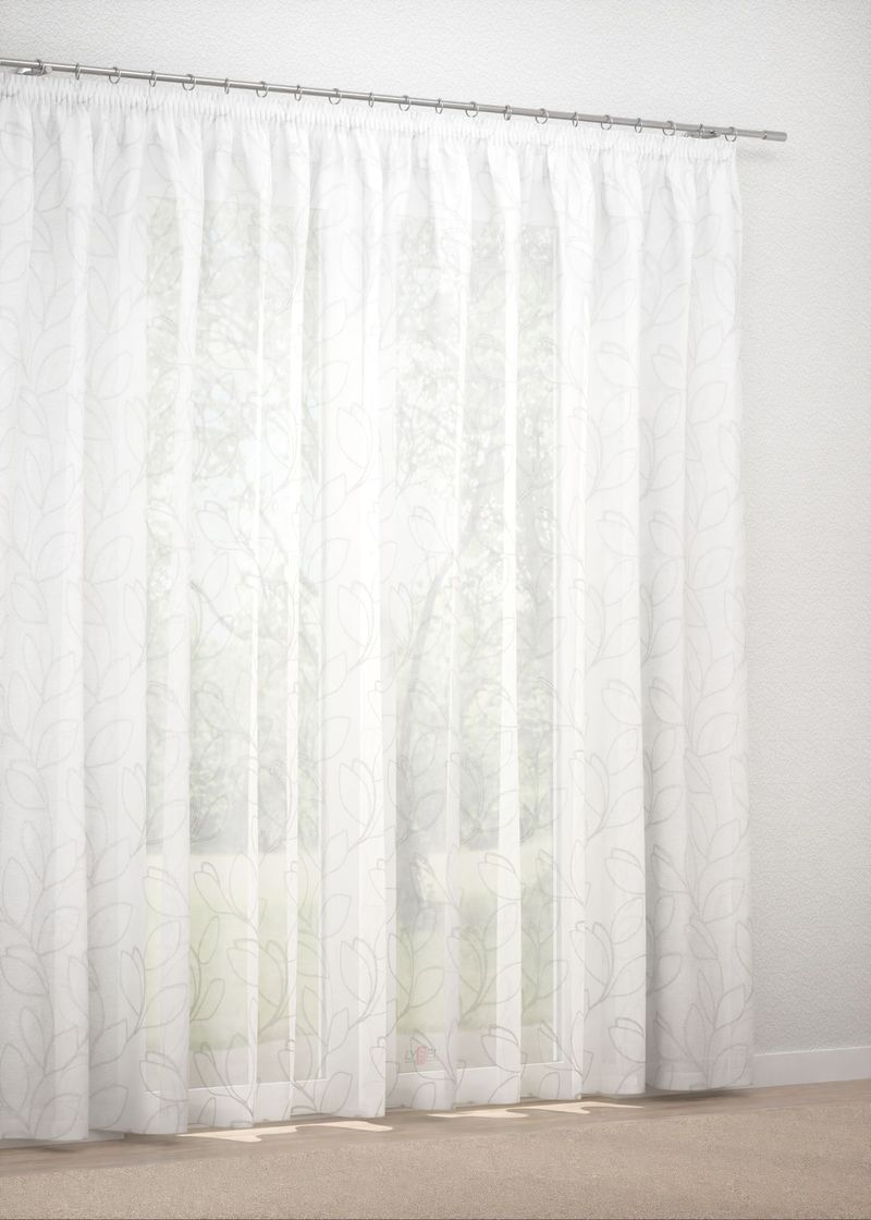 Gardinenstore in Weiß